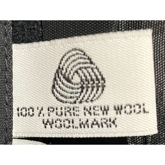 Sag Harbor Womens Black Wool Blazer Size 14 Velvet Collar Lining - Picture 8 of 13